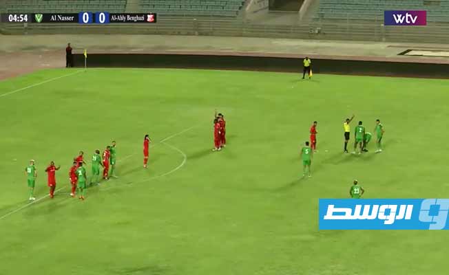 انتهت عبر قناة الوسط «WTV»: الأهلي بنغازي 0 - 2 النصر
