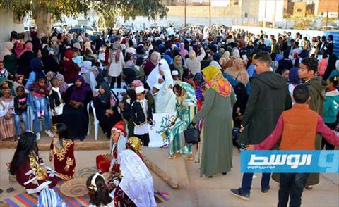 بالصور.. مهرجان يوم الزي الليبي الوطني في سبها
