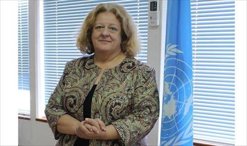 منسقة الشؤون الإنسانية والمنسقة المقيمة للأمم المتحدة في ليبيا سابقًا ماريا دو فال ريبيرو, (أرشيفية : الإنترنت)