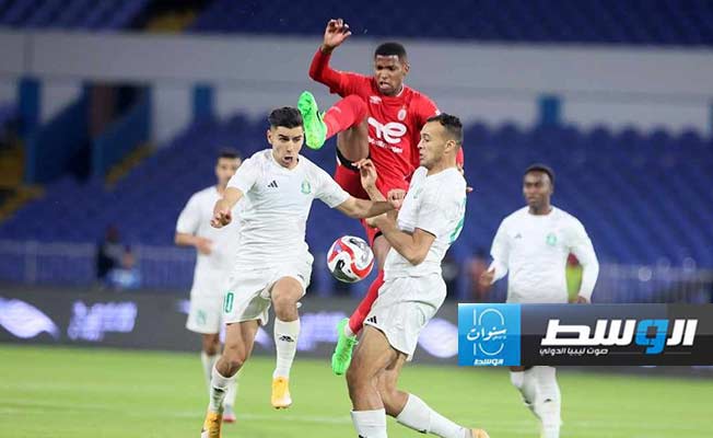 مباراة الاتحاد والأهلي طرابلس في كأس السوبر الجمعة 5 أبريل 2024 (تصوير محمود دردور)