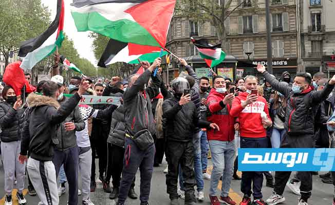 فرنسا تحظر تنظيم تظاهرات داعمة للفلسطينيين