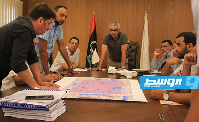 بلدية بنغازي تبدأ التحضير لاستكمال مشروع المرافق بمنطقة السلاوي