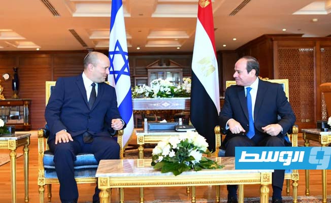 السيسي يؤكد لرئيس الوزراء الإسرائيلي: دعم مصر حل الدولتين لتحقيق السلام الشامل بالشرق الأوسط
