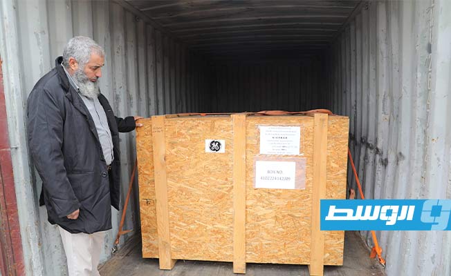 New equipment from US company GE arrives for North Benghazi power station overhaul