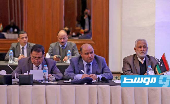 اجتماع اللجنة العسكرية المشتركة في القاهرة بحضور باتيلي، 7 فبراير 2023، (وكالة أنباء الشرق الأوسط)