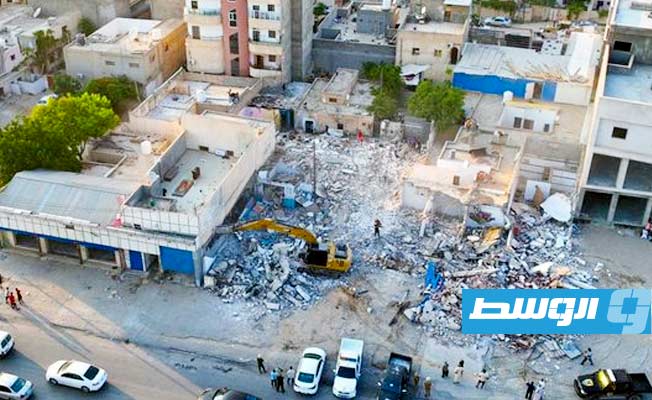 إزالة تعديات في وسط طرابلس