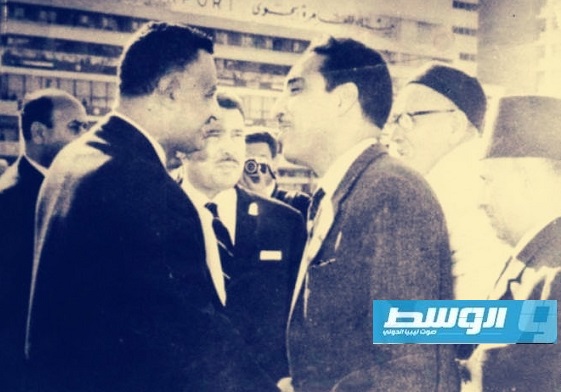 مع سيف النصر عبد الجليل واستقبال من الريسجمال عبد الناصر