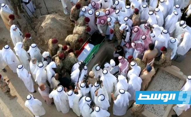 تشييع أمير الكويت الراحل عقب وصول جثمانه من أميركا