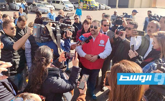وفد من مجلس الأمن يزور العريش ورفح لتفقد المساعدات الإنسانية والطبية قبل دخولها غزة. (وزارة الخارجية المصرية)