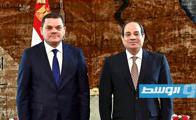 دبيبة للسيسي: نتطلع إلى إقامة شراكة شاملة مع مصر
