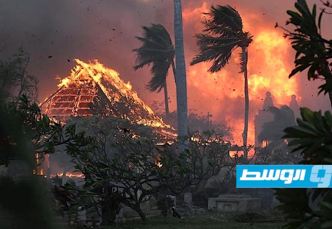 حرائق ضخمة تجتاح جزيرة ماوي في ولاية هاواي الأميركية (فيديو)
