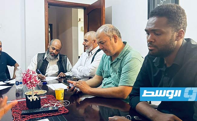 لقطات من اجتماع الاتحاد الليبي لـ«الهابكيدو»، 15 مايو 2023. (الوسط: الصديق قواس)