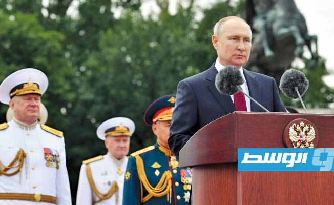 بوتين: الأسطول الروسي قادر على كشف وتدمير «أي هدف»