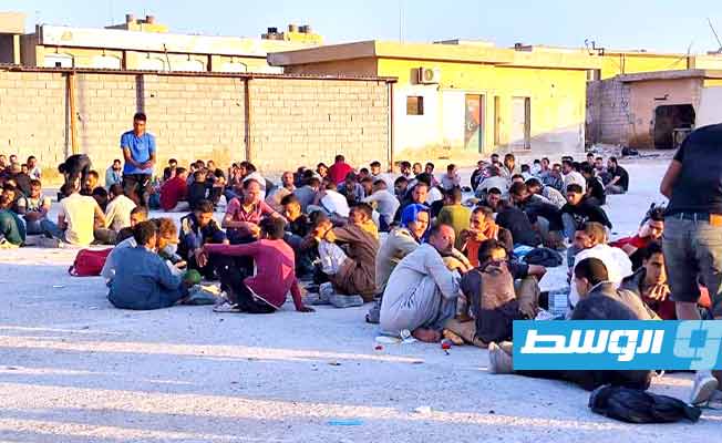 مديرية أمن طبرق تحرر 530 مهاجرا غير شرعي