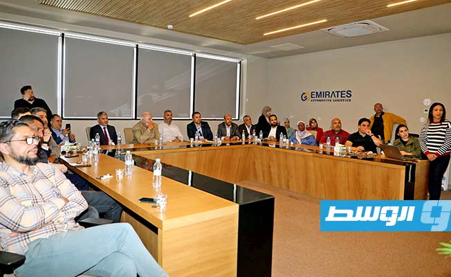 جانب من اجتماعات الوفد الليبي مع نظرائه المغاربة (وزارة الاقتصاد والتجارة)