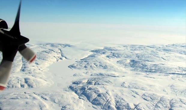 رصد فوهة أكبر من باريس في غرينلاند