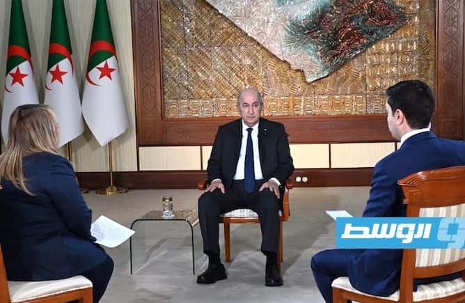 الرئيس الجزائري: دون روح وطنية عالية جدا يصعب حل النزاع الليبي