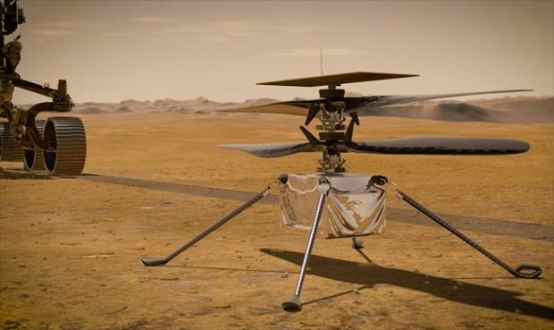 «ناسا» تجري أول محاولة لطيران مروحية في أجواء المريخ