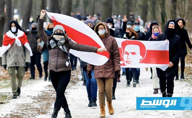 توقيف العشرات خلال احتجاجات وسط العاصمة البيلاروسية
