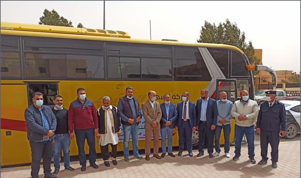 Al-Sahm Transport launches new bus route from Tripoli to Jadu