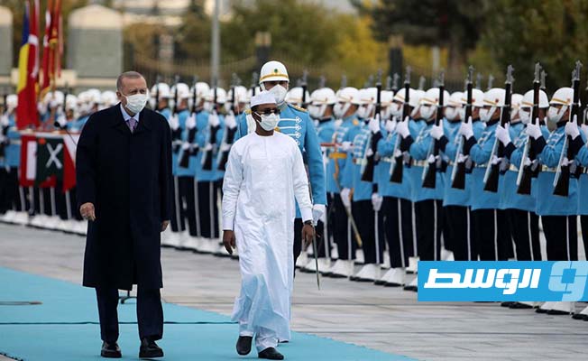 محادثات حول ليبيا واتفاقيات عسكرية بين ديبي وإردوغان في أنقرة