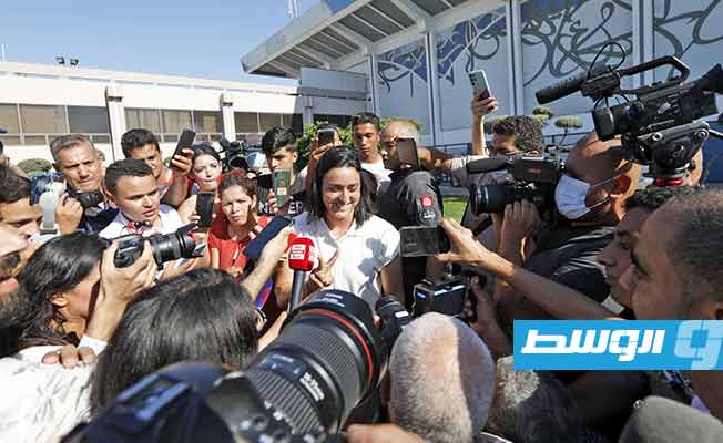 استقبال شعبي لنجمة التنس أُنس جابر في تونس. (الإنترنت)