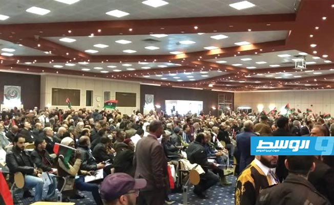 اجتماع الملتقى الوطني الليبي لثوار 17 فبراير بمدينة الزاوية 29 ديسمبر 2018. (الإنترنت)
