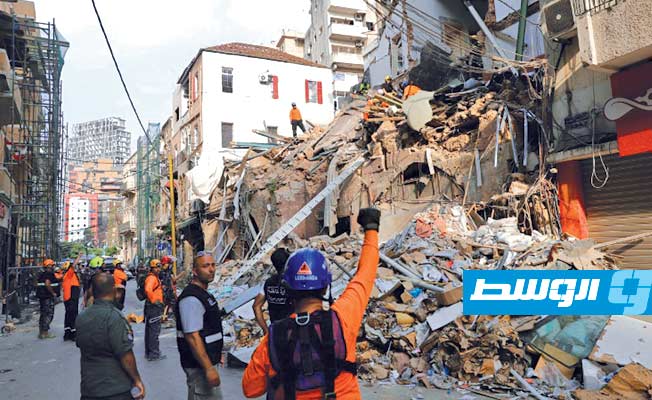 «فرانس برس»: بيروت تحبس أنفاسها في انتظار معجزة من تحت الركام