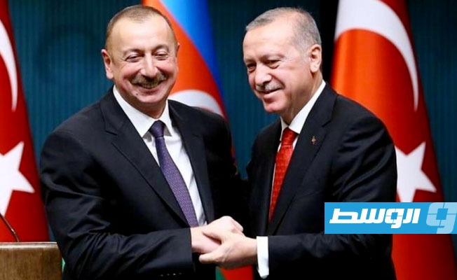إردوغان يؤكد لعلييف دعمه «الكامل» لأذربيجان