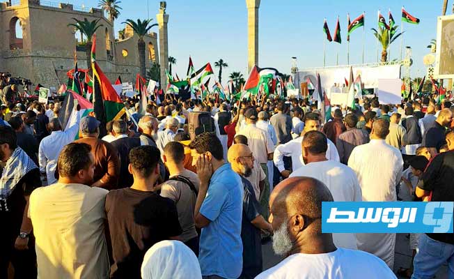 تظاهرات حاشدة في طرابلس تنديدا بالعدوان الإسرائيلي على غزة