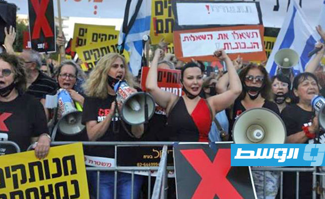 آلاف يتظاهرون في القدس ضد فساد نتانياهو