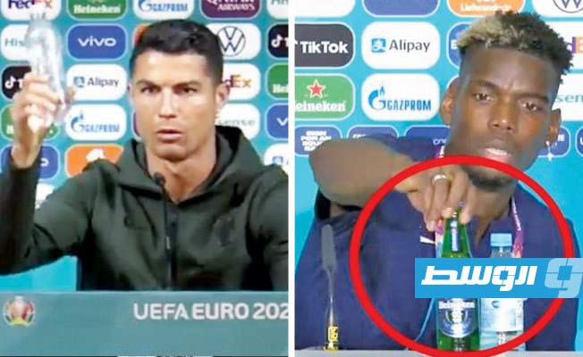 تحذير بمعاقبة المنتخبات التي يبعد لاعبوها مشروبات رعاة «يورو 2020» بعد واقعتي «رونالدو» و«بوغبا»