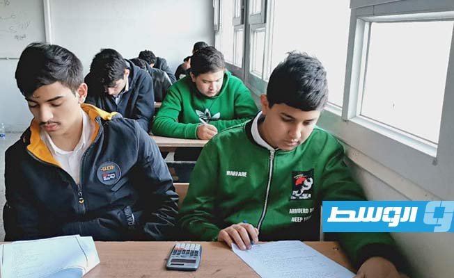 طلاب يؤدون امتحاناتهم، 26 يناير 2023، (التعليم)
