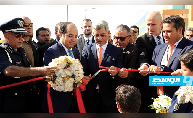 افتتاح مصنع درفلة القضبان التابع للشركة الليبية للحديد والصلب بمصراتة