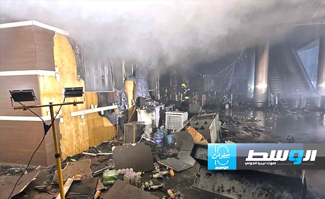 محققون: منفّذو الهجوم في موسكو أشعلوا المبنى بواسطة «سائل قابل للاشتعال»
