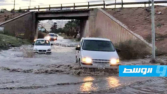 بالفيديو: توقعات باستمرار الأمطار الغزيرة على بنغازي والمنطقة الشرقية