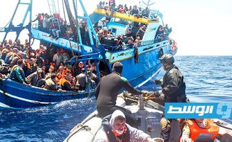 إنقاذ 600 مهاجر قبالة السواحل الليبية