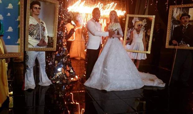 جانب من حفل زفاف أحمد فهمي وهنا الزاهد (تصوير: مصطفى مرتضى)
