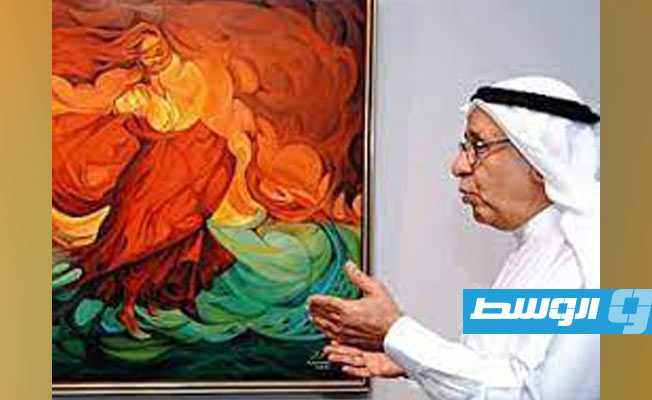 الفنان التشكيلي البحريني عبدالله المحرقي