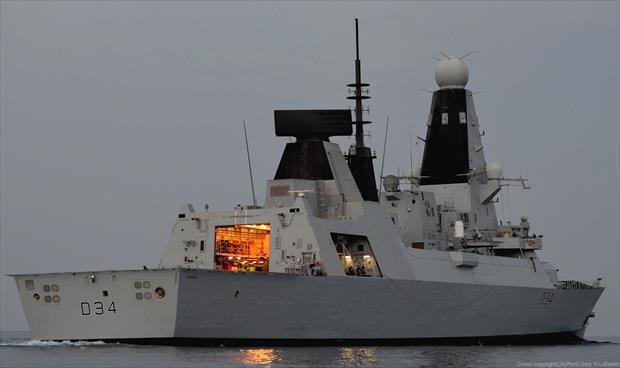 البحرية الملكية تراقب سفناً حربية روسية في القنال الإنجليزي