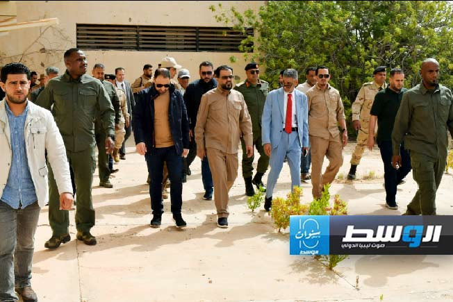 حماد في زيارة إلى جامعة سرت، 14 أبريل 2024. (بلدية سرت)