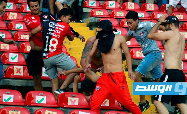 أعمال عنف في الدوري المكسيكي لكرة القدم. (إنترنت)