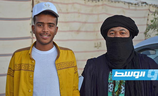 فعاليات ملتقى شباب فزان التي أقيمت بمتنزه الكاف في تمنهنت. (تصوير: رمضان كرنفودة)
