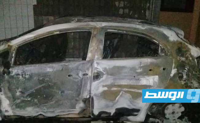«بنغازي الطبي»: حرق سيارة رئيس تمريض «برج الأمل»، وجزء من قسم الاستقبال