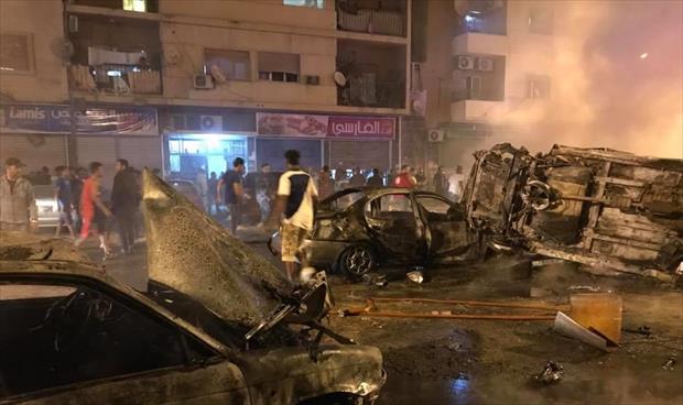 وفاة أحد جرحى انفجار شارع جمال عبدالناصر ببنغازي متأثرًا بإصابته
