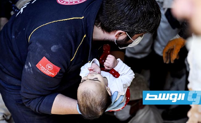 انتشال طفلة بعد 133 ساعة على زلزال تركيا