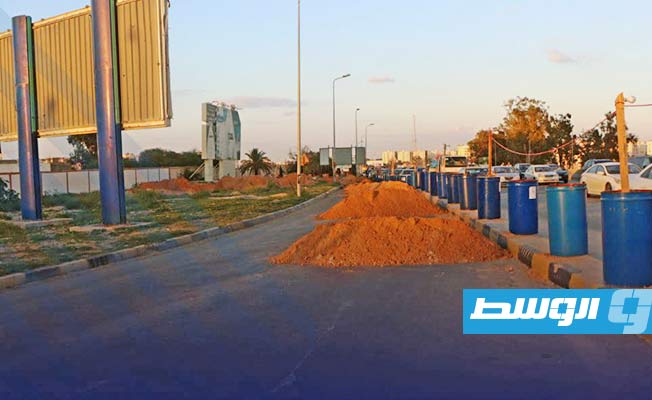 Tripoli Security Directorate: Road linking the Al-Jips area to Airport Road shut down for the construction of an overpass