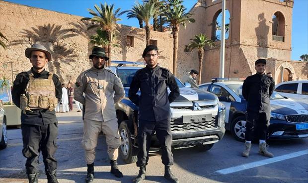 أهالي طرابلس يؤدون صلاة العيد بميدان الشهداء، 13 مايو 2021. (مديرية أمن طرابلس)