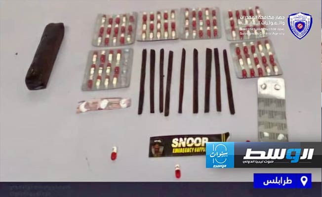 ضبط متهم بترويج المخدرات وحبوب الهلوسة في طرابلس