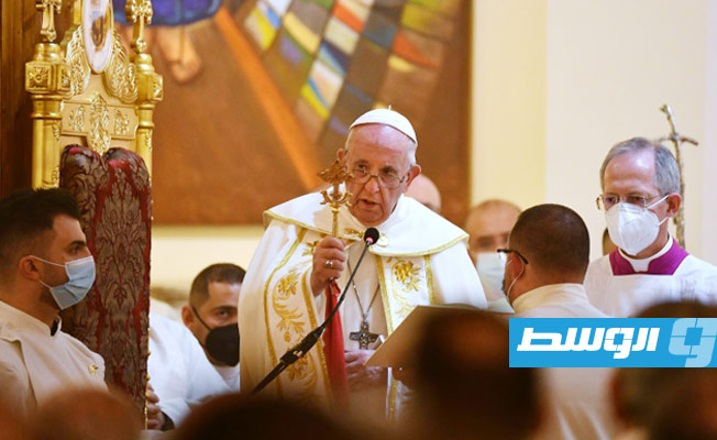 البابا يلتقي مسيحيي شمال العراق المدمر من تنظيم «داعش»